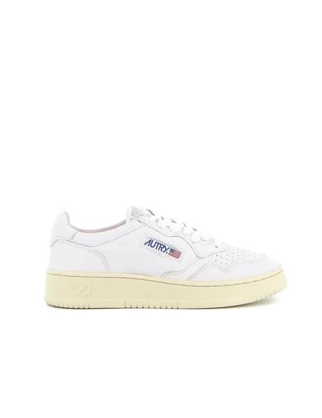 Deportivas Autry 01 Low Goat Leather blanco mujer