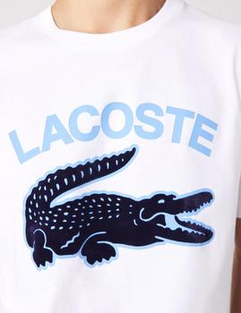 Camiseta Lacoste TH9681 blanco hombre