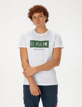 Camiseta elPulpo Square blanco hombre