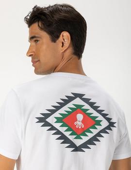 Camiseta elPulpo Yucatán blanco hombre