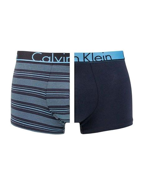Pack 2 Cotton Trunk Calvin Klein ID Azul