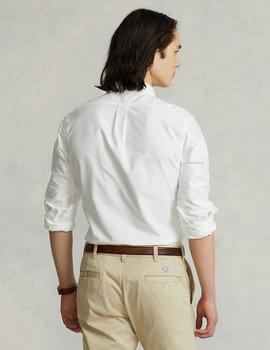 Camisa Ralph Lauren Slim Fit Oxford blanco hombre