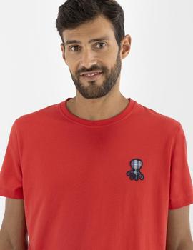 Camiseta elPulpo ST Patch rojo hombre