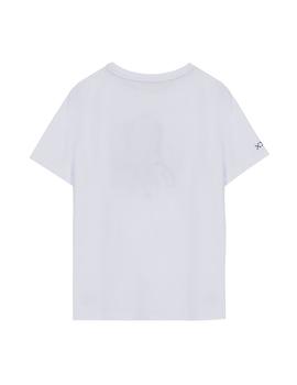 Camiseta elPulpo Gstaad blanco niño