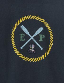 Camiseta elPulpo New Port marino niño