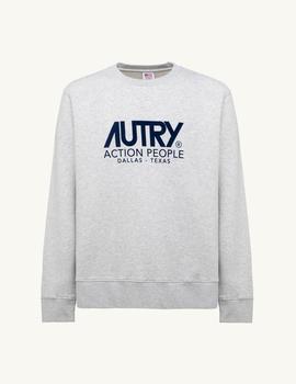 Sudadera Autry Iconic Flock gris hombre
