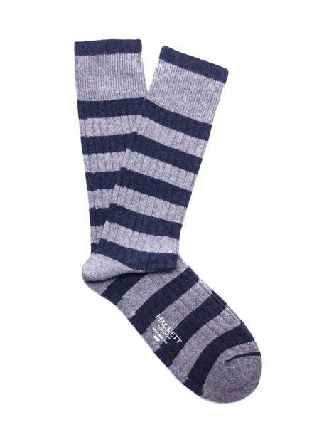 Calcetines Hackett Rugby Super Soft azul/gris