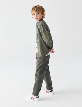 Pantalones Ecoalf Chino verde niño