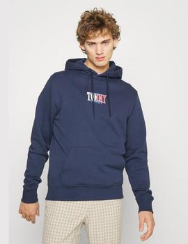 Sudadera Tommy Jeans Essential Graphic Hoodie marino hombre