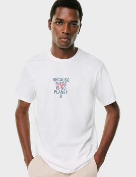 Camiseta Ecoalf blanca hombre