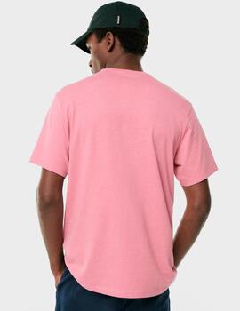 Camiseta Ecoalf manga corta rosa hombre