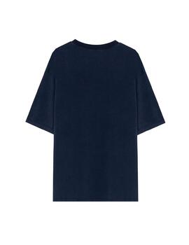 Camiseta elPulpo Sea azul marino delavé unisex