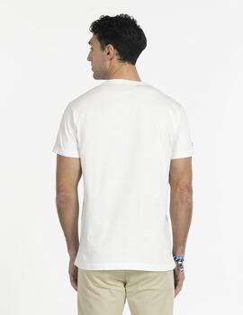 Camiseta elPulpo Windsurfer blanco hombre
