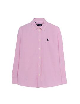 Camisa elPulpo niño Oxford Lisa rosa