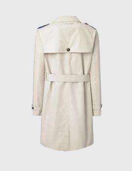 Trench Pepe Jeans Salome crudo mujer