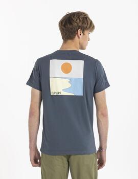 Camiseta elPulpo Beach Landscape marino hombre