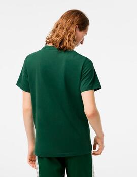 Camiseta Lacoste TH5070 verde hombre