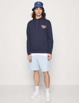 Sudadera Tommy Jeans Entry Graphic Hoodie marino hombre