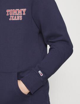 Sudadera Tommy Jeans Entry Graphic Hoodie marino hombre