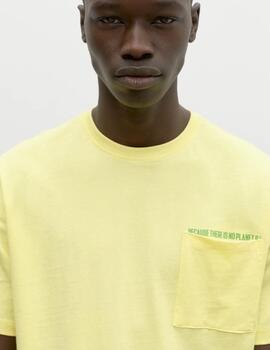 Camiseta Ecoalf Dera amarillo hombre