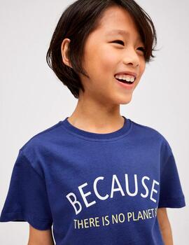 Camiseta Ecoalf Oroxy azul niño