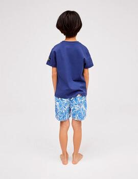 Camiseta Ecoalf Oroxy azul niño