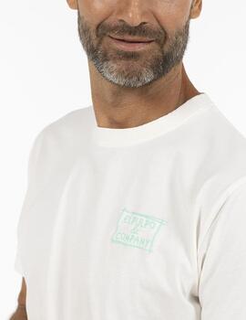Camiseta elPulpo Surfer Van blanco hombre
