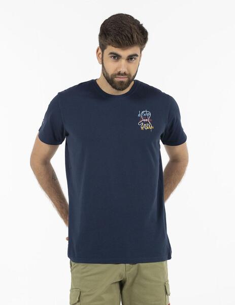 Camiseta elPulpo Starlight azul marino hombre