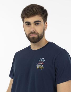 Camiseta elPulpo Starlight azul marino hombre