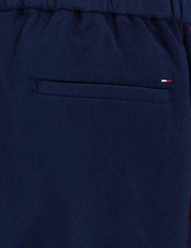 Pantalones Tommy Jeans Side Detail azul mujer