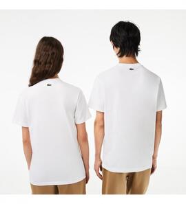 Camiseta Lacoste manga corta blanca