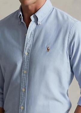 Camisa Ralph Lauren Oxford a rayas  azul