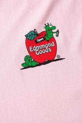 Camiseta Edmmond  Worm plain rosa
