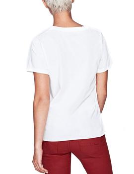 Camiseta Pepe Jeans Diana blanco roto