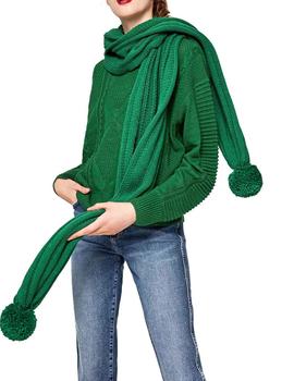 Bufanda Pepe Jeans Elisa verde mujer