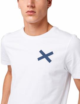 Camiseta Edmmond Studios Cross blanco hombre