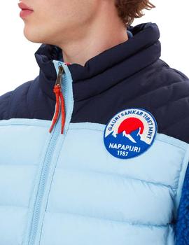 Chaleco Napapijri Articage Vest azul claro hombre