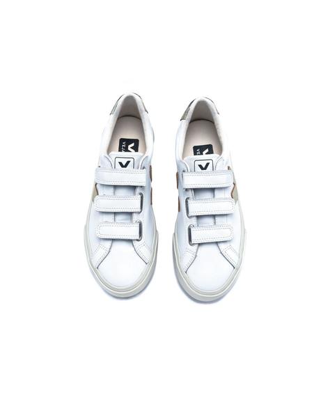  Veja Zapatillas Esplar Velcro para Mujer, Extra Blanco/Oro :  Ropa, Zapatos y Joyería