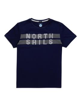 Camiseta North Sails  S/S W/ Graphic Azulón