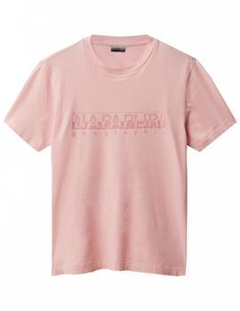 Camiseta Napapijri Sevora rosa pálido hombre