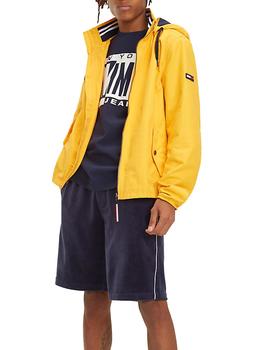 Cazadora Tommy Jeans Essential Hooded amarillo