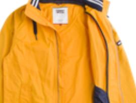 Cazadora Tommy Jeans Essential Hooded amarillo