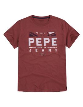 Camiseta Pepe Jeans Isaac rojo hombre