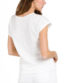 Camiseta Naf Naf KENT104D blanco mujer
