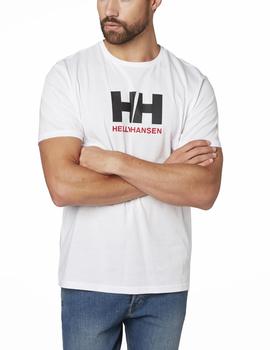 Camiseta Helly Hansen Logo blanca hombre