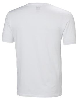 Camiseta Helly Hansen Logo blanca hombre