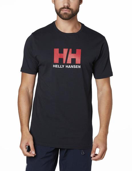 itálico metodología Armstrong Camiseta Helly Hansen Logo azul marino hombre