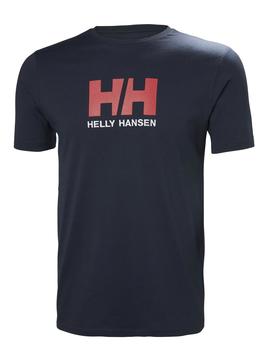 Camiseta Helly Hansen Logo azul marino hombre