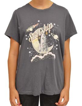 Camiseta Designers Society Starship negro mujer