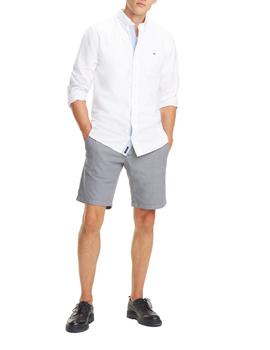 Camisa Tommy Hilfiger Organic Oxford blanco hombre